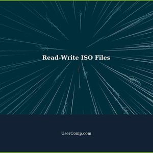 Read-Write ISO Files: Packaging Folders as Mountable Single Files