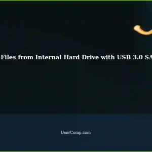 Unable to Read User Files from Internal Hard Drive using USB 3.0 SATA IDE Cable