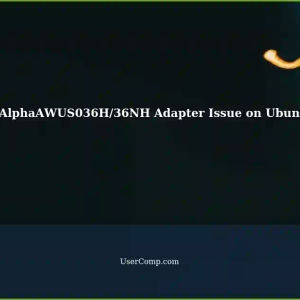 Resolving Issue with Realtek AlphaAWUS036H/36NH Adapters on Ubuntu 20.04