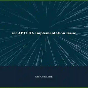 Implemented reCAPTCHA: Website Redirects Form Submission Instead of Displaying Message