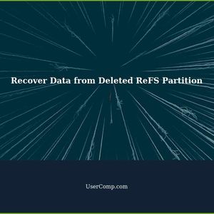 Recover Deleted ReFS Partition Files with DMDE