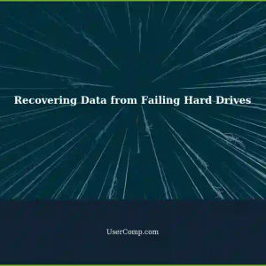 Safest Way to Recover Old Data from Failing Hard Drives