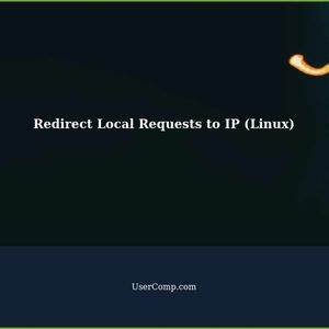 Redirect Local Requests to IP to Other IP (Linux - e.g. Debian >= 10)