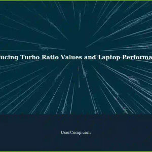 Negative Effects of Reducing Turbo Ratio Values in a Laptop with a Locked Processor
