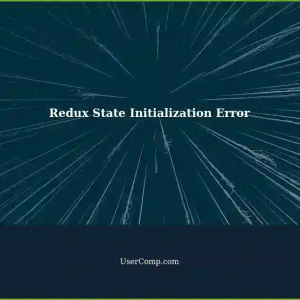 Fixing Redux State Initialization Error in Tech Support