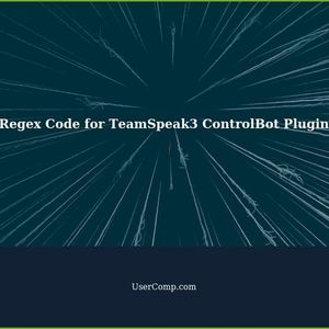 Regex Code for TeamSpeak3 ControlBot Plugin
