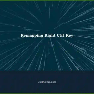 Remapping Right Ctrl Key without Karabiner-Elements: A Solution