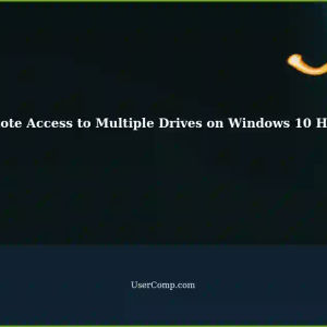 Access Multiple Drives Remotely: A Windows 10 Home Solution