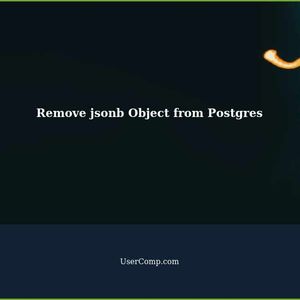 How to Remove jsonb Object from Nested jsonb Array in Postgres