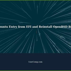 How to Remove Ubuntu Entry from EFI and/or Reinstall OpenBSD Boot Loader