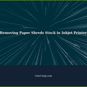 How to Remove Paper Shreds Stuck Inside Your Inkjet Printer