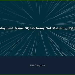 Troubleshooting Render Deployment Issue: SQLalchemy Not Matching Python Version