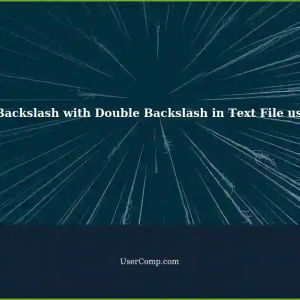 Globally Replace Backslash with Double Backslash in Text File using Bash