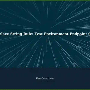 Using Replace String Rule: Try Replace Content Endpoint Call with Live Test Environment