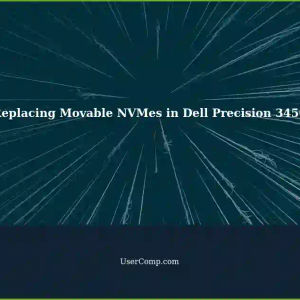 Replacing Movable NVMes in Dell Precision 3450: A Step-by-Step Guide