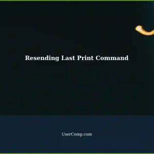 Resending the Last Print Command in Windows: A Step-by-Step Guide