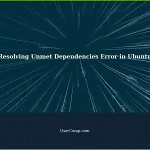 Dealing with Unmet Dependencies Error in Ubuntu