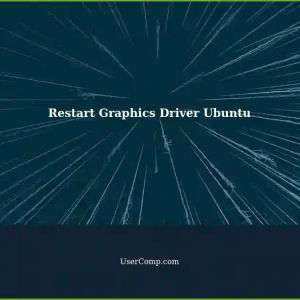 Restart Graphics Driver in Ubuntu: Equivalent to Windows Shortcut