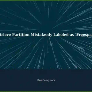 Accidentally Turned on 'Freespace': Retrieve Partition