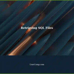Retrieving Specific Text Data Files in a Folder: SQL Queries