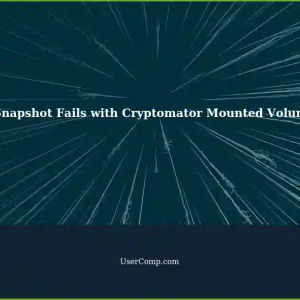 RSnapshot Backup Fails on MacOS with Cryptomator Mounted Volume