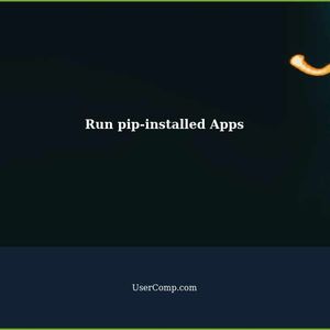 Guide to Running Applications Installed via pip