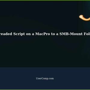 Running a Multi-Threaded Script on a MacPro to a SMB-Mount Folder Throws an Error