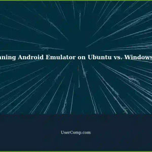 Running Android Emulator: Ubuntu Files vs. Windows 10 in Android Studio Installation