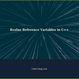 Understanding Rvalue Reference Variables (lvalues & rvalues) in C++ Expressions