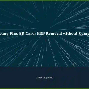 Samsung Plus SD Card: No Computer Download for FRP Removal