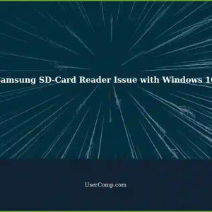 Samsung SD-Card Reader Not Working with 128GB SDXC Card on Windows 10