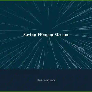 Saving FFmpeg Stream to Another Device