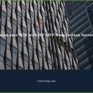 Scan over Wifi with HP MFP from Debian Server