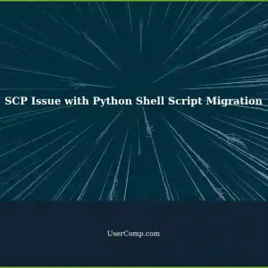 SCP Not Working: Custom Python Shell Script Migration from Ubuntu 20.04 to Debian 12