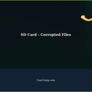SD Card - Corrupted Files: Causes and Solutions