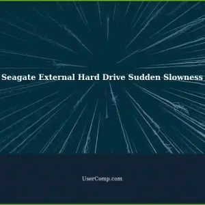 Seagate 4TB External Hard Drive Sudden Performance Drop: Normal or Defective?