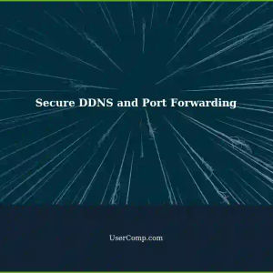 Securely Setting Up DDNS+Port Forwarding on a Home Hosting Website