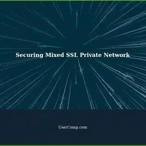 Securing Endpoint Communications in a Mixed SSL Private Network