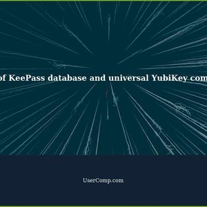 How secure is a KeePass database and how does it work universally with YubiKeys?