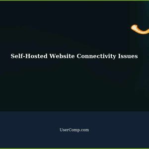 Troubleshooting Self-Hosted Website Connectivity Issues