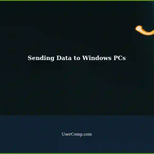 Sending Data to Multiple Windows PCs: A Communication Challenge