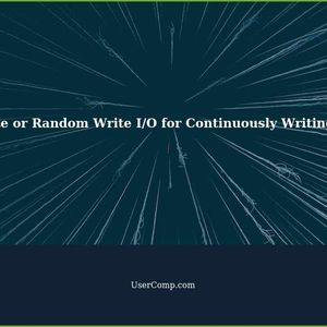 Continuously Writing Multiple Files: Sequential Write or Random Write I/O?