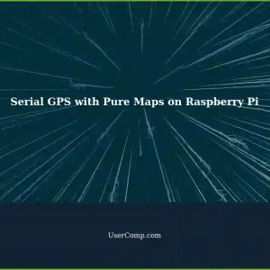 Using Serial Attached GPS Device with Pure Maps on Raspberry Pi