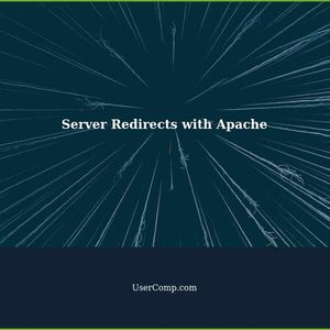 How do I handle server redirects with Apache?