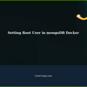 Failed to Set Root User in mongoDB Docker Container