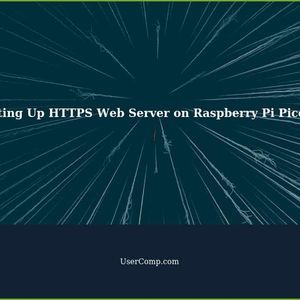 Setting Up HTTPS Web Server on Raspberry Pi Pico W: A Comprehensive Guide