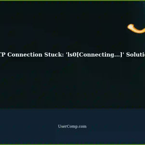 SFTP Connection Stuck: Troubleshooting 'ls0[Connecting...]' Issues