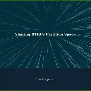 Sharing BTRFS Partition Space Across Multiple Mount Points