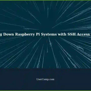 Shutting Down Multiple Raspberry Pi Linux Systems: Network SSH Access Control