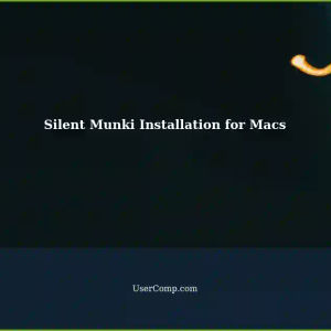 Silent Software Installation with Munki for Mac: Setting up 1-2 Systems